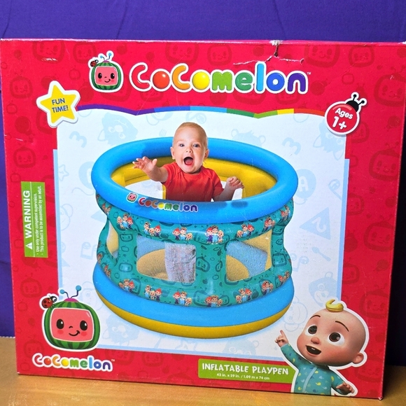 NEW Cocomelon Inflatable Child Playpen - Picture 1 of 4